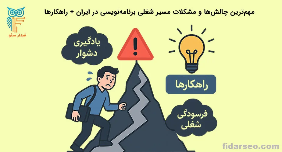 مهم ترین چالش های مسیر شغلی برنامه نویسی در ایران