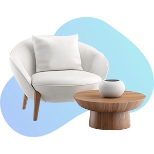 نمونه کار طراحی سایت مبلمان در تبریز توسط فیدار سئو